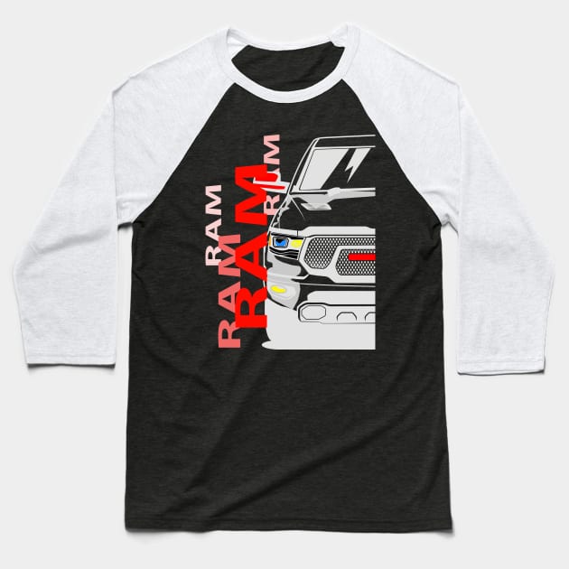 RAM 1500 Baseball T-Shirt by BlueRoller